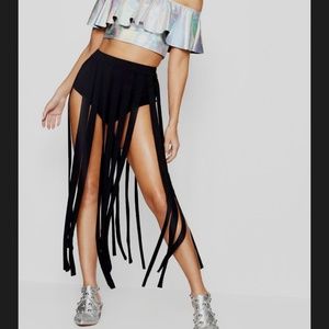 NWT tassel maxi skirt